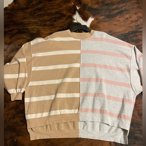 Free People Uptown Stripe Pullover sweater - Picture 8 of 9